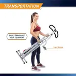 Marcy  XJ-6334 Squat Rider Machine for Glutes and Quads Workout Silver & Black – Thumbnail 5